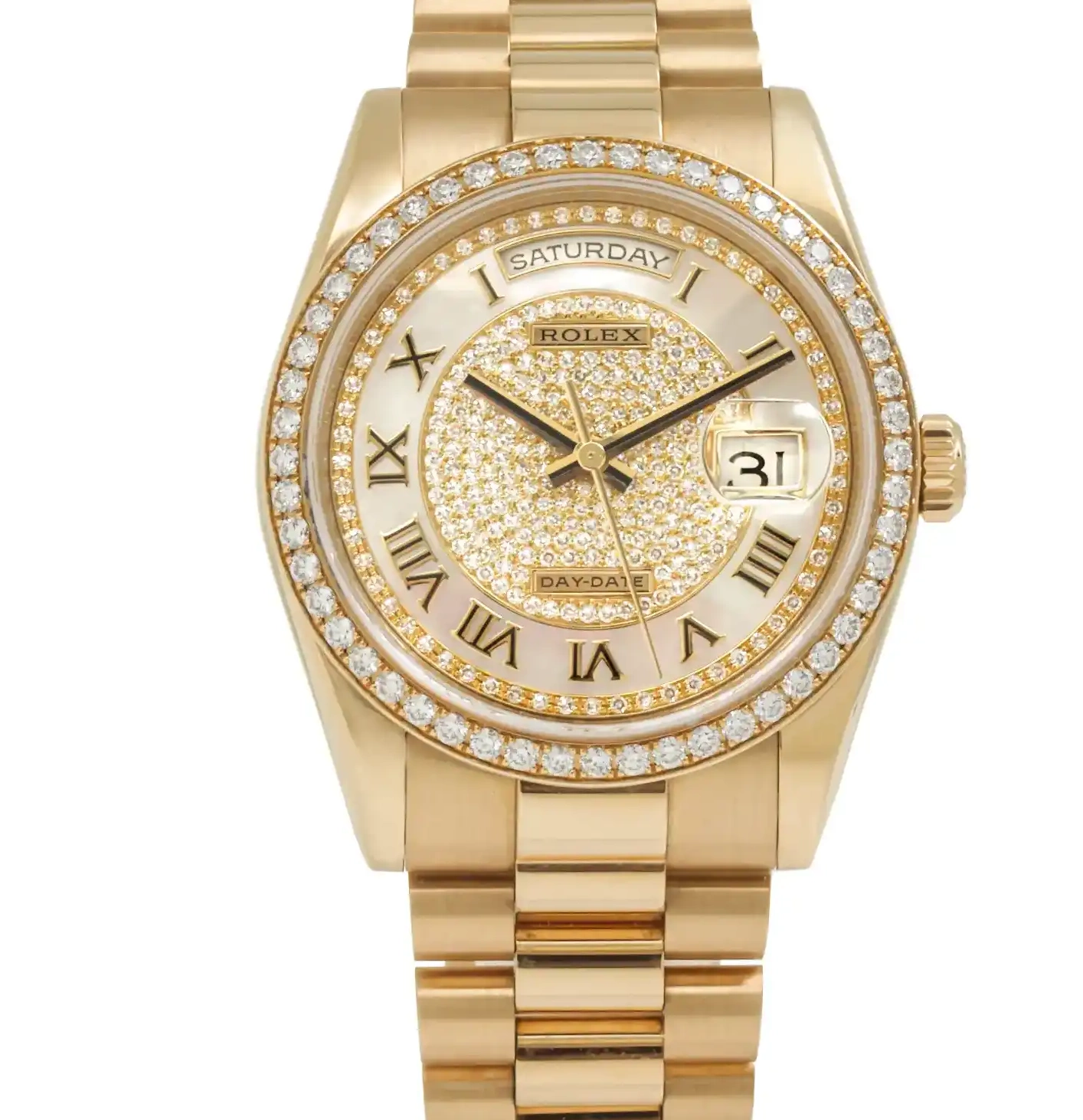 Prestigious Jewelrys Rolex Day-Date Rolex 118348 0701
